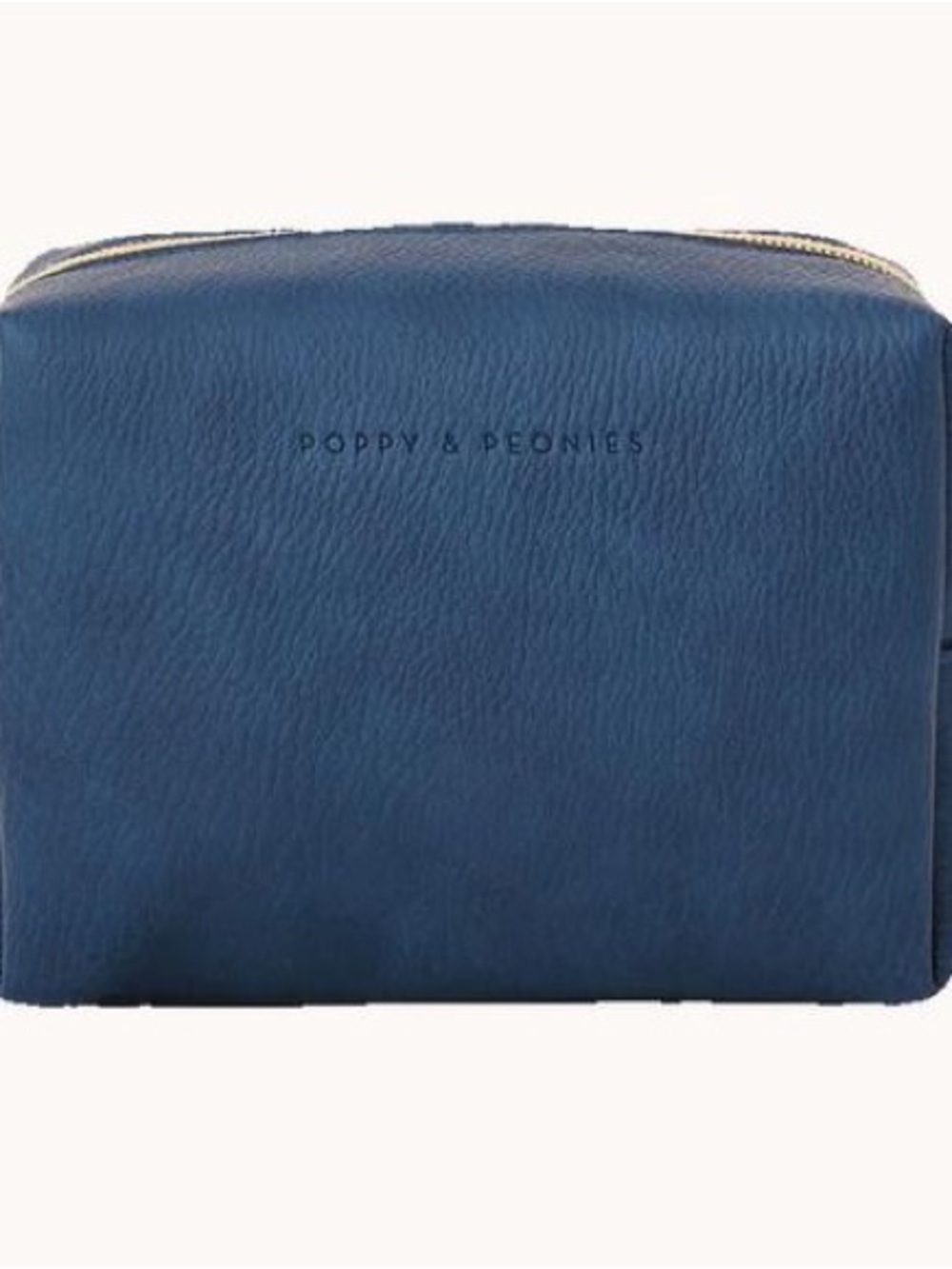 Poppy & Peonies Blue/Teal Toiletry Bag